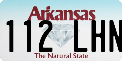 AR license plate 112LHN
