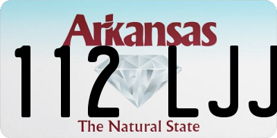 AR license plate 112LJJ