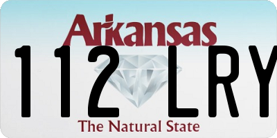 AR license plate 112LRY