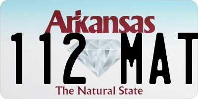 AR license plate 112MAT
