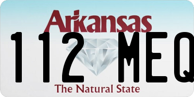 AR license plate 112MEQ
