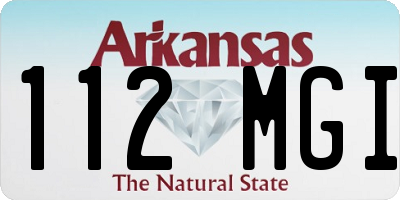 AR license plate 112MGI