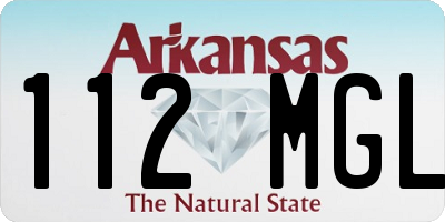 AR license plate 112MGL