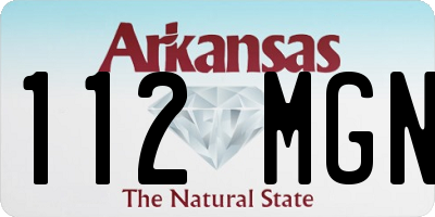 AR license plate 112MGN