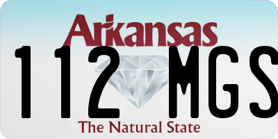 AR license plate 112MGS