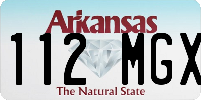 AR license plate 112MGX