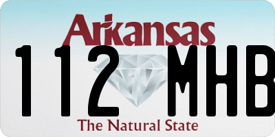 AR license plate 112MHB