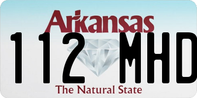 AR license plate 112MHD