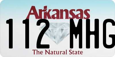 AR license plate 112MHG