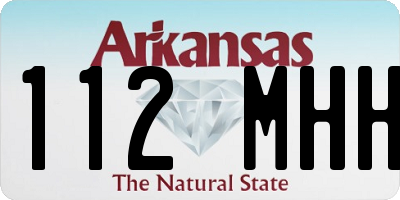 AR license plate 112MHH