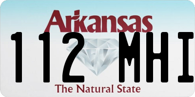 AR license plate 112MHI
