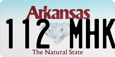 AR license plate 112MHK