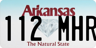 AR license plate 112MHR