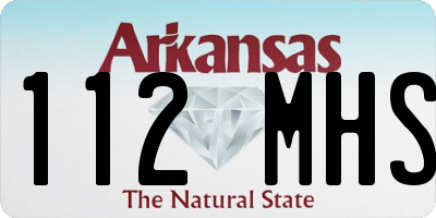 AR license plate 112MHS