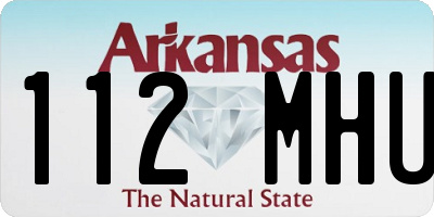 AR license plate 112MHU