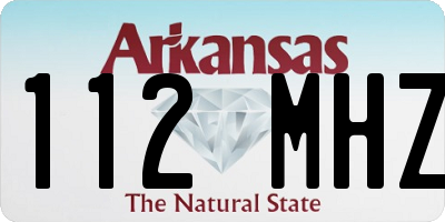 AR license plate 112MHZ
