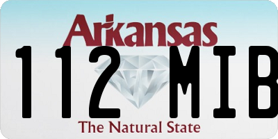 AR license plate 112MIB