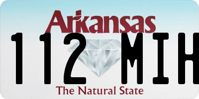 AR license plate 112MIH