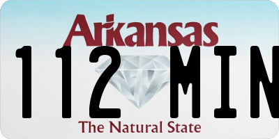 AR license plate 112MIN