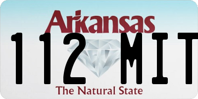 AR license plate 112MIT