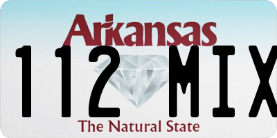 AR license plate 112MIX