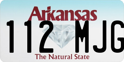 AR license plate 112MJG