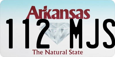AR license plate 112MJS