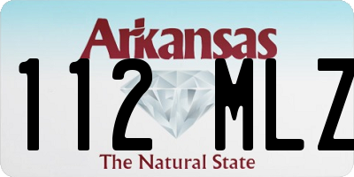 AR license plate 112MLZ