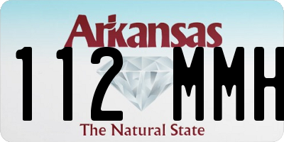 AR license plate 112MMH