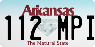 AR license plate 112MPI