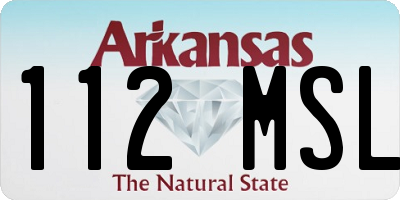 AR license plate 112MSL
