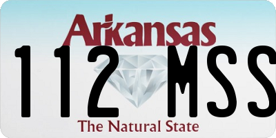 AR license plate 112MSS