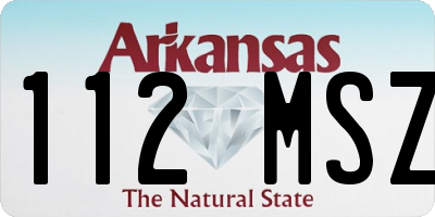 AR license plate 112MSZ