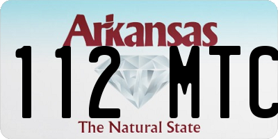 AR license plate 112MTC