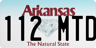 AR license plate 112MTD