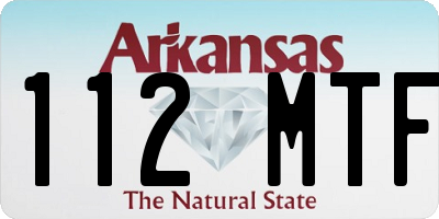 AR license plate 112MTF