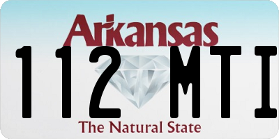 AR license plate 112MTI