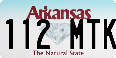 AR license plate 112MTK