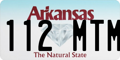 AR license plate 112MTM