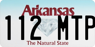 AR license plate 112MTP