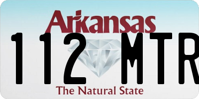 AR license plate 112MTR
