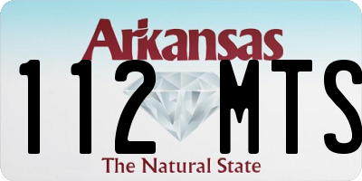 AR license plate 112MTS