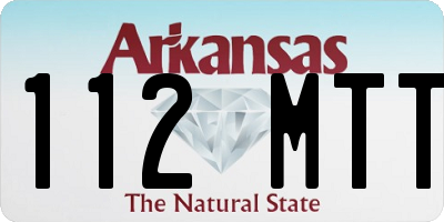 AR license plate 112MTT