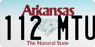 AR license plate 112MTU