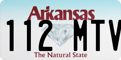 AR license plate 112MTV