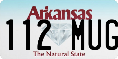 AR license plate 112MUG