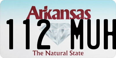 AR license plate 112MUH