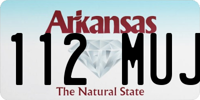 AR license plate 112MUJ