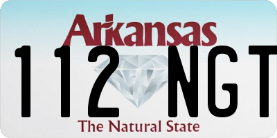 AR license plate 112NGT