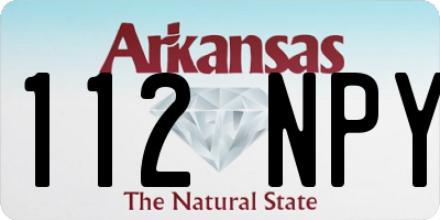 AR license plate 112NPY
